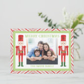 くるみ割りクリスマスカード 招待状 (スタンド正面)