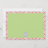 くるみ割りクリスマスカード 招待状 (裏面)