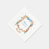 くるみ割りクリスマスガール1st誕生日 スタンダードカクテルナプキン (角)