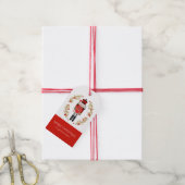 くるみ割りクリスマスギフトタグ ギフトタグ (より糸付き)