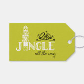くるみ割りクリスマスグパーソナライズされたリーン ギフトタグ (正面(横))