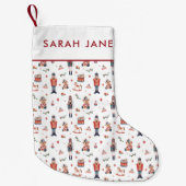 くるみ割りクリスマスストッキング スモールクリスマスストッキング (正面)