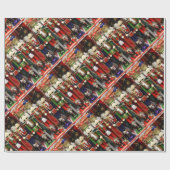 くるみ割りクリスマスソルジャー ラッピングペーパー (フラット)