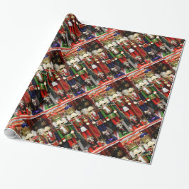 くるみ割りクリスマスソルジャー ラッピングペーパー