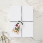 くるみ割りクリスマスツリーギフトラベル ギフトタグ (より糸付き)