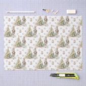 くるみ割りクリスマスツリーティッシュペーパー 薄葉紙 (クラフト)