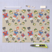 くるみ割りクリスマスティッシュペーパー 薄葉紙 (クラフト)