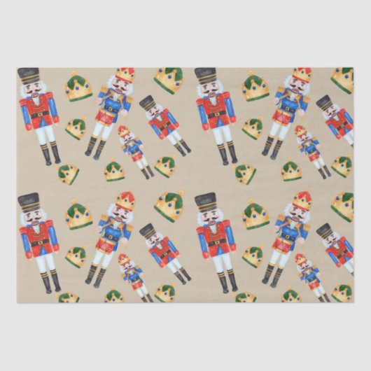 くるみ割りクリスマスティッシュペーパー 薄葉紙 (正面)