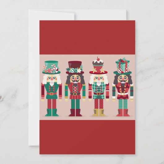くるみ割りクリスマスデコレーション シーズンカード (正面)