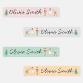 くるみ割りクリスマスデー気にスクール名 ラベル