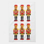 くるみ割りクリスマスドッグ キッチンタオル (縦)