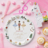 くるみ割りクリスマスバレリーナ子供の誕生日パーティー ペーパープレート (パーティー)