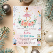 くるみ割りクリスマスバースデーパーティーの招待 招待状