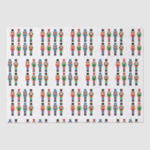 くるみ割りクリスマスパターンティッシュペーパー