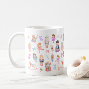 くるみ割りクリスマスパターン コーヒーマグカップ