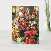 くるみ割りクリスマスパーソナライズ文字署名 シーズンカード (正面)