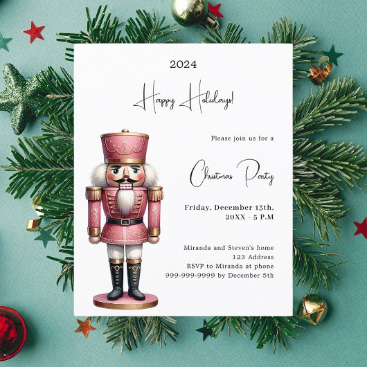 くるみ割りクリスマスパーティーの招待