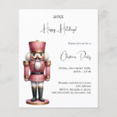 くるみ割りクリスマスパーティーの招待 (正面)