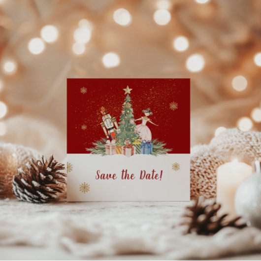 くるみ割りクリスマスパーティー赤ちゃんシャワー セーブザデート