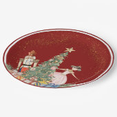 くるみ割りクリスマスパーティー赤ちゃんシャワー ペーパープレート (アングル)