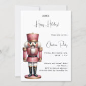 くるみ割りクリスマスパーティー 招待状 (正面)