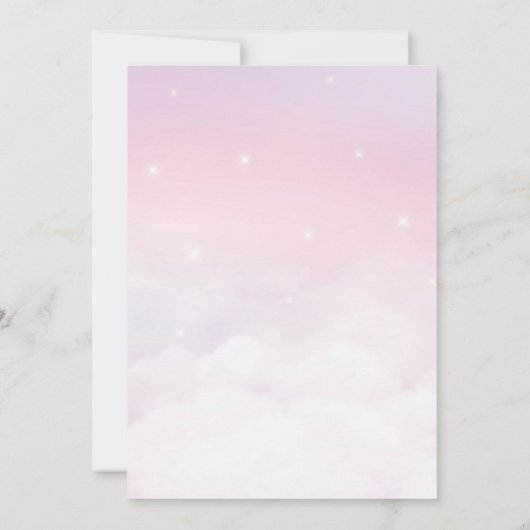 くるみ割りクリスマスファースト誕生日招待状 招待状 (裏面)