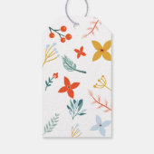 くるみ割りクリスマスフローラメッセージカード ギフトタグ (裏面)