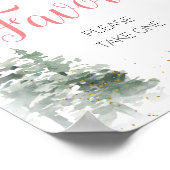 くるみ割りクリスマスブライダルシャワーお茶好み ポスター (角)