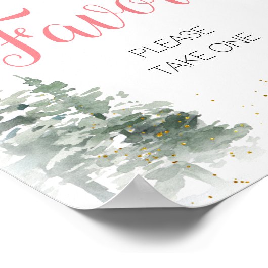 くるみ割りクリスマスブライダルシャワーお茶好み ポスター (角)