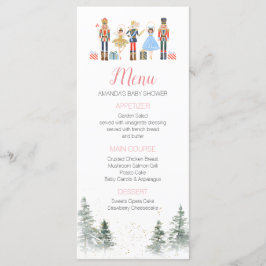 くるみ割りクリスマスブライダルシャワー茶 メニュー