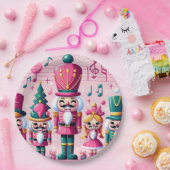 くるみ割りクリスマスプレート ペーパープレート (パーティー)