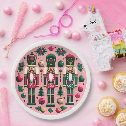 くるみ割りクリスマスプレート ペーパープレート (パーティー)