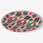 くるみ割りクリスマスプレート ペーパープレート (アングル)