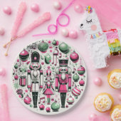 くるみ割りクリスマスプレート ペーパープレート (パーティー)