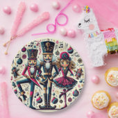 くるみ割りクリスマスプレート ペーパープレート (パーティー)