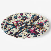 くるみ割りクリスマスプレート ペーパープレート (アングル)