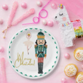 くるみ割りクリスマスプレート ペーパープレート (パーティー)