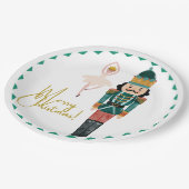 くるみ割りクリスマスプレート ペーパープレート (アングル)