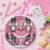 くるみ割りクリスマスプレート ペーパープレート (パーティー)