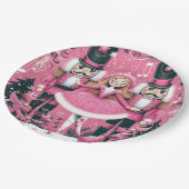 くるみ割りクリスマスプレート ペーパープレート (アングル)