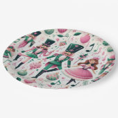 くるみ割りクリスマスプレート ペーパープレート (アングル)