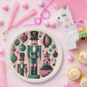 くるみ割りクリスマスプレート ペーパープレート (パーティー)