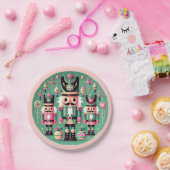 くるみ割りクリスマスプレート ペーパープレート (パーティー)