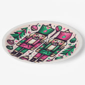 くるみ割りクリスマスプレート ペーパープレート (アングル)