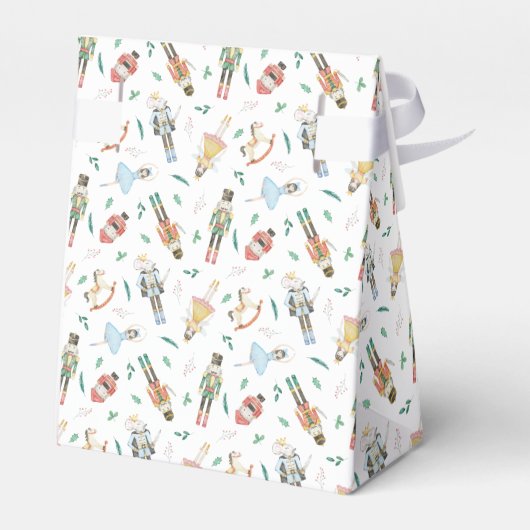 くるみ割りクリスマスベビーシャワーありがとう フェイバーボックス (裏面サイド)