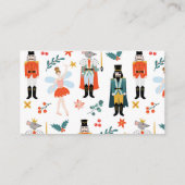 くるみ割りクリスマスベビーシャワーオムツラッフル エンクロージャーカード (裏面)