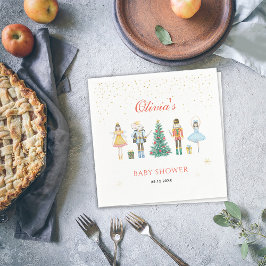 くるみ割りクリスマスベビーシャワーナプキン スタンダードカクテルナプキン