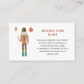 くるみ割りクリスマスベビーシャワー予約リクエスト エンクロージャーカード (正面)