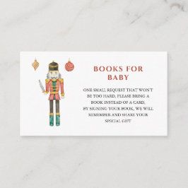 くるみ割りクリスマスベビーシャワー予約リクエスト エンクロージャーカード