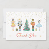 くるみ割りクリスマスベビーシャワー サンキューカード (正面)